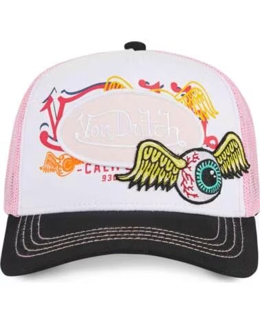 GORRA VON DUTCH PAT TRUCKER ROSA Y NEGRA