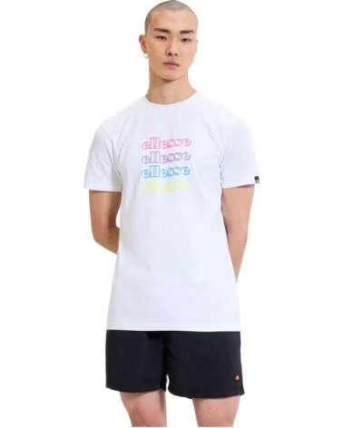 CAMISETA ELLESSE DE MANGA CORTA PARA HOMBRE EN BLANCO