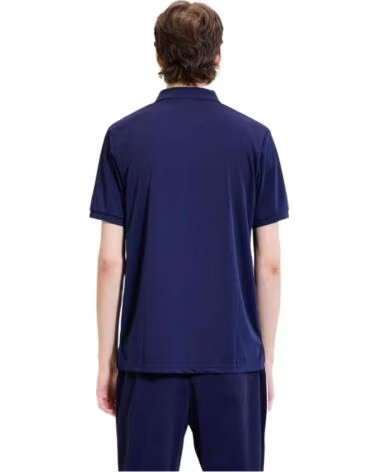 ELLESSE POLO DE MANGA CORTA CON FRANJA CENTRAL AZUL