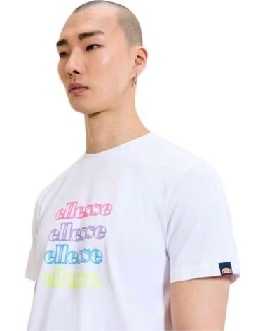 CAMISETA ELLESSE DE MANGA CORTA PARA HOMBRE EN BLANCO