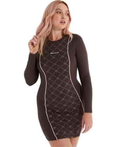 ELLESSE ABITO SGP15950-200 MARRONE DA DONNA