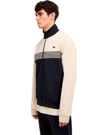 ELLESSE FELPA SHZ21898-227 COMBINATA DA UOMO BEIGE