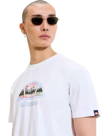 ELLESSE CAMISETA SHA22550 MANGA CURTA HOMEM BRANCO BLANCO