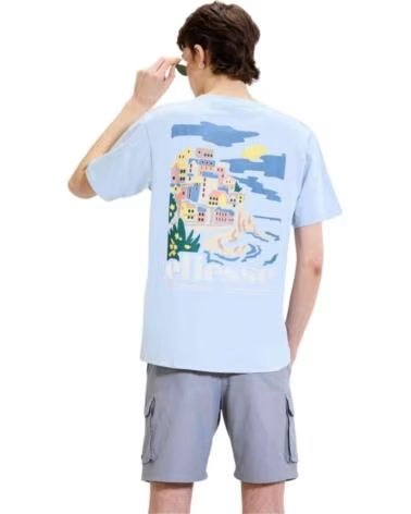 ELLESSE T-SHIRT SHA22562-LBL À MANCHES COURTES POUR HOMME LIGHT BLUE