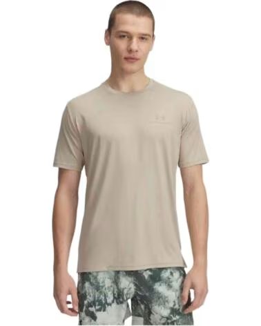 UNDER ARMOUR RUSH KURZARMSHIRT 1383973-299 BROWN