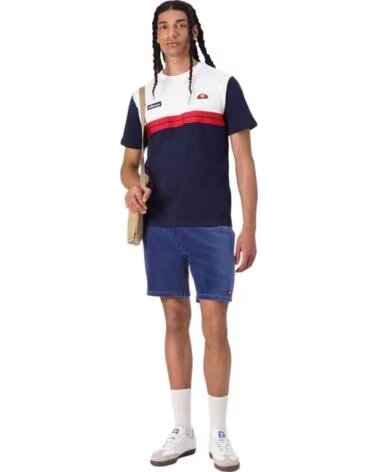 ELLESSE CAMISETA MACCHIO01 AZUL BLANCO