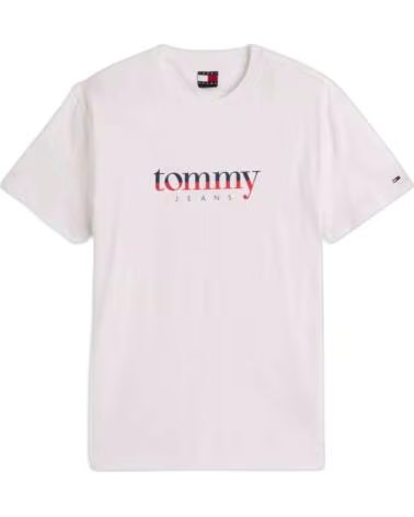 TOMMY HILFIGER CAMISETA DE MANGA CORTA MODELO DM0DM21978YBL PARA HOMBRE BLANCO