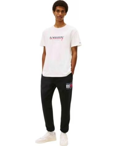 TOMMY HILFIGER CAMISETA DE MANGA CORTA MODELO DM0DM21978YBL PARA HOMBRE BLANCO