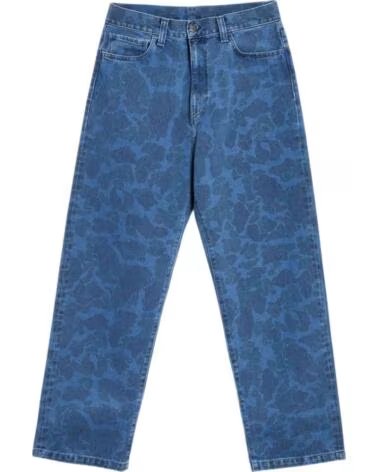 CARHARTT WIP PANTALONI I033755-CAMO STILE URBANO CAMO DUCK BLUE
