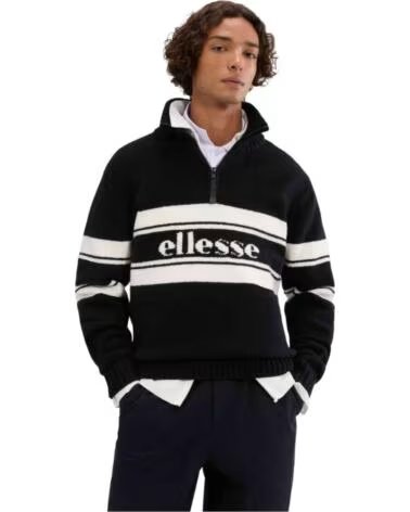 ELLESSE JERSEY SHB22808 CON CREMALLERA NEGRO BLACK