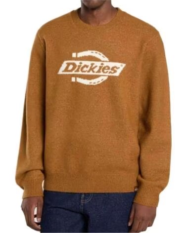 Inizio-DICKIES-JERSEY-SUETER-RUSTON-SWEATER-MARRON-BROWN-DUCK-NAN