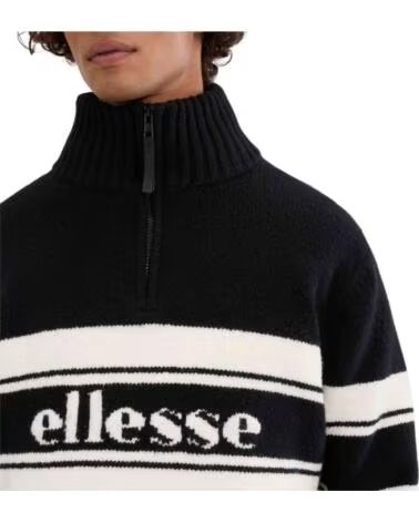 ELLESSE JERSEY SHB22808 CON CREMALLERA NEGRO BLACK