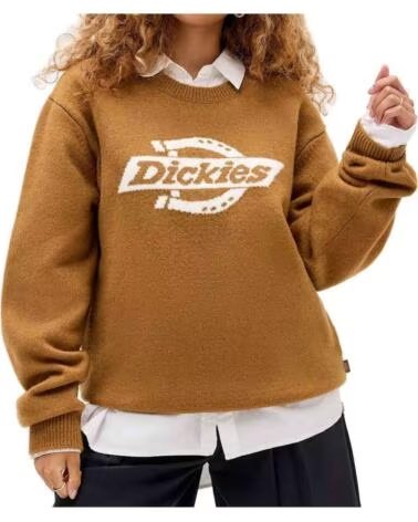 Inizio-DICKIES-JERSEY-SUETER-RUSTON-SWEATER-MARRON-BROWN-DUCK-NAN