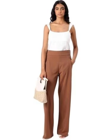 JDY PANTALONI LUNGHI 077-52279199367507 MARRONE DONNA MARRóN