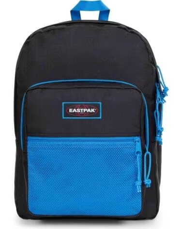 EASTPAK PINNACLE BACKPACK BLACK AND BLUE BRILLANTE