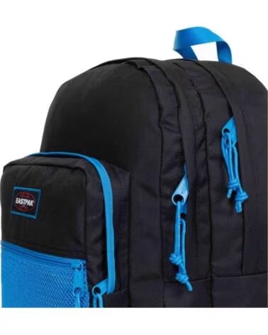 EASTPAK PINNACLE BACKPACK BLACK AND BLUE BRILLANTE