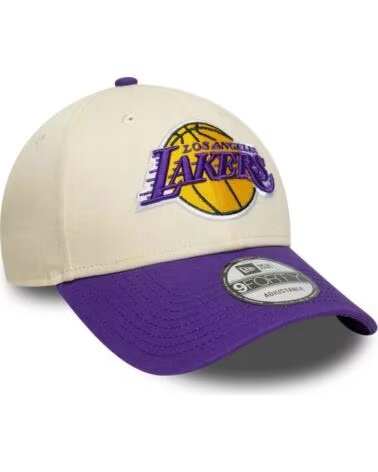NEW ERA BONÉ LOS ANGELES LAKERS 9FORTY AJUSTÁVEL LIGHT BEIGE