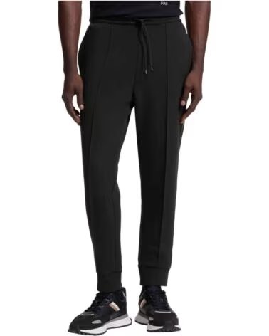 BOSS PANTALONI DELLA TUTA HADIKO CON BANDE LATERALI NEGRO