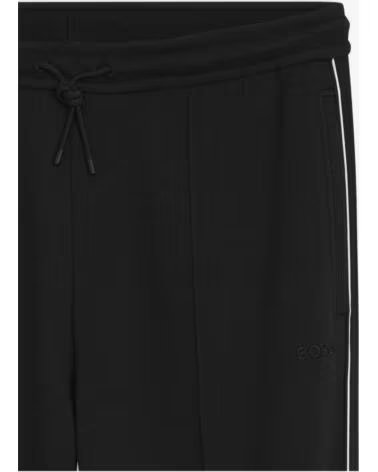 BOSS PANTALONI DELLA TUTA HADIKO CON BANDE LATERALI NEGRO