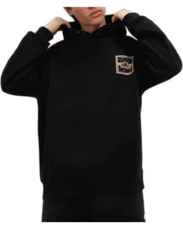 ELLESSE MOLETOM COM CAPUZ SHX21073-BLK NEGRO
