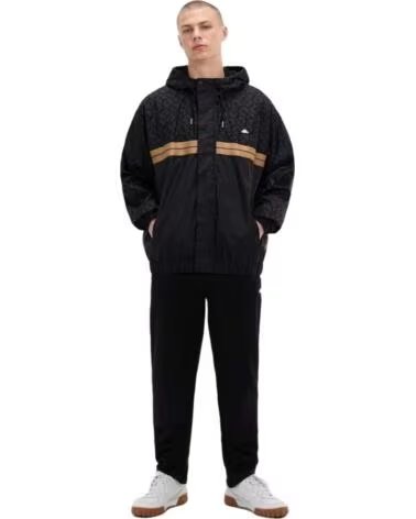GIACCA ANORAK ELLESSE SHX21083-BLK CON DESIGN A FASCIA NEGRO