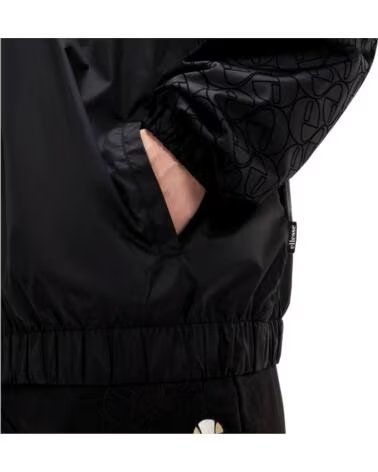 GIACCA ANORAK ELLESSE SHX21083-BLK CON DESIGN A FASCIA NEGRO