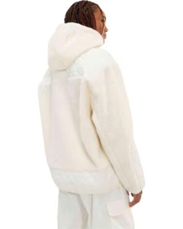 ELLESSE GIACCA IN PILE CON CAPPUCCIO SGX20908-WHT DA DONNA BLANCO