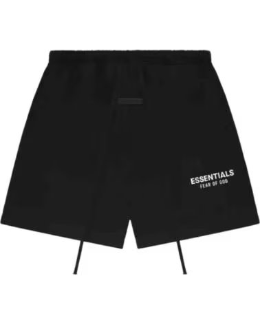ESSENTIALS PANTALÓN CORTO FEAR OF GOD SWEATSHORTS JET BLACK