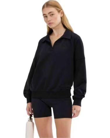 ELLESSE FELPA MORCONE NERA DA DONNA NEGRO