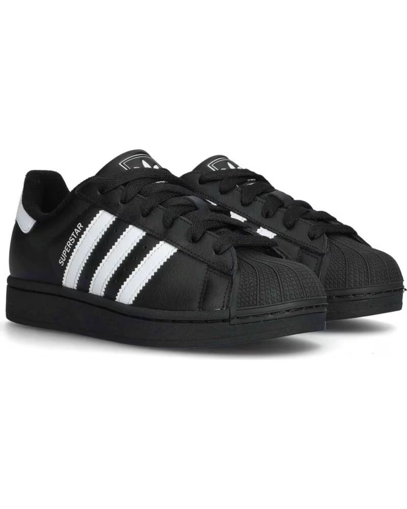 ADIDAS ZAPATILLAS SUPERSTAR II UNISEX CBLACK-FTWWHT-CBLACK