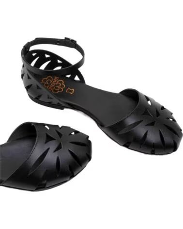 PORRONET SANDALIAS 3200 CON CIERRE DE HEBILLA NEGRO