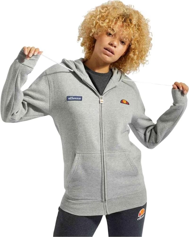 ELLESSE MOLETOM COM CAPUZ SERINATAS CINZA GRIS JASPEADO
