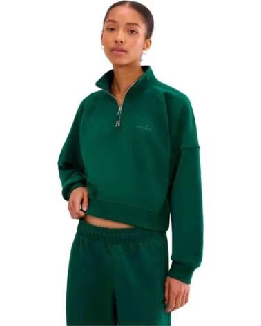 ELLESSE SUDADERA SGB22827 CON MEDIA CREMALLERA PARA MUJER NEGRO