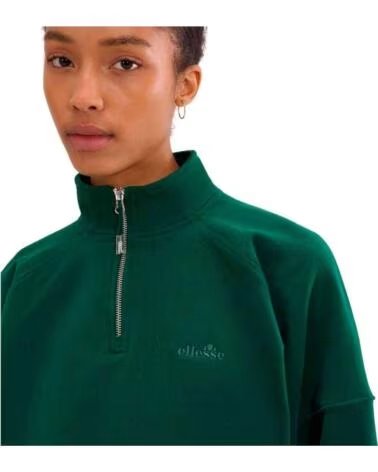 ELLESSE SUDADERA SGB22827 CON MEDIA CREMALLERA PARA MUJER NEGRO