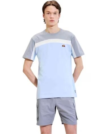 ELLESSE CAMISETA SHA22555 MANGA CORTA HOMBRE AZUL CLARO