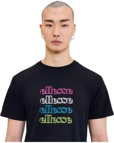 ELLESSE CAMISETA MANGA CORTA LOGO MULTICAPA UNISEX BLANCO
