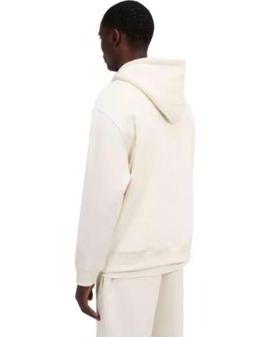ELLESSE FELPA CON CAPPUCCIO DA UOMO IN BIANCO SPORCO BLANCO ROTO