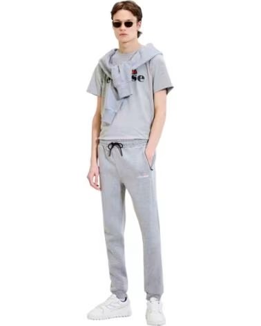 ELLESSE PANTALONI JOGGER UNISEX LATOSO GRIGIO MELANGE GRIS JASPEADO