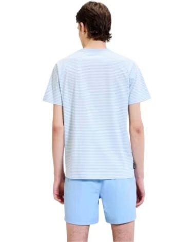 ELLESSE T-SHIRT À MANCHES COURTES SHZ21978 AVEC POCHE NEGRO-BLANCO ROTO
