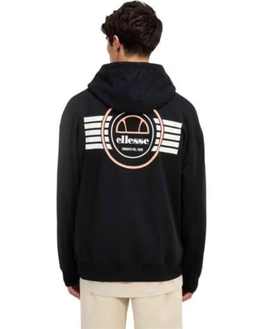 ELLESSE SUDADERA CON CAPUCHA LEVANTE NEGRO