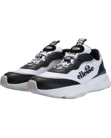 ELLESSE BASKETS MASSELLO BLANC-NOIR-GRIS POUR HOMME