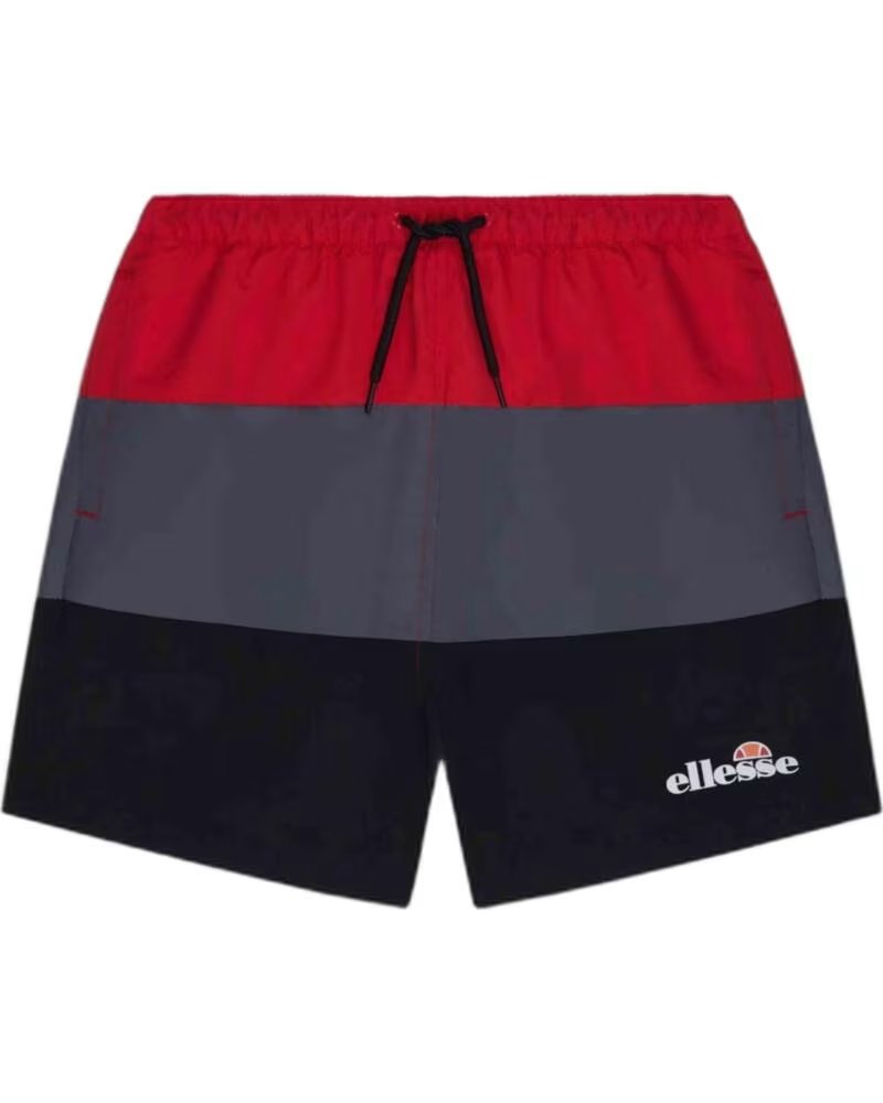 ELLESSE PANTALONCINI S3Z22752 TRICOLORE ROJO-GRIS-NEGRO