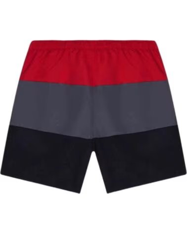 ELLESSE PANTALONCINI S3Z22752 TRICOLORE ROJO-GRIS-NEGRO