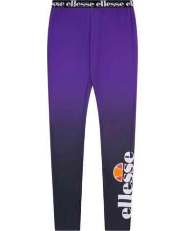 ELLESSE LEGGINGS FABI CON SFUMATURA VIOLA E NERO PúRPURA-NEGRO DEGRADADO