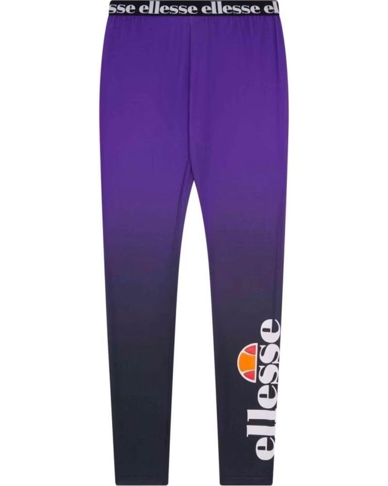 ELLESSE LEGGINGS FABI CON SFUMATURA VIOLA E NERO PúRPURA-NEGRO DEGRADADO