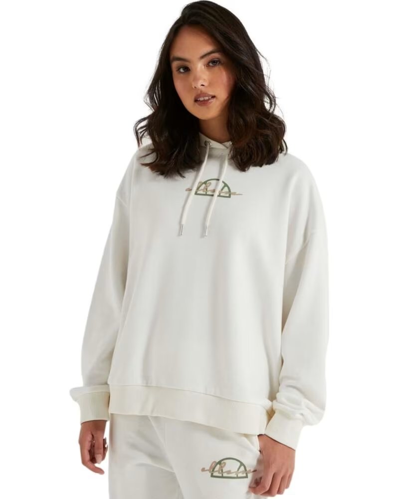 ELLESSE SWEATSHIRT COM CAPUZ OLINTA UNISEXO BRANCO SUJO BLANCO ROTO