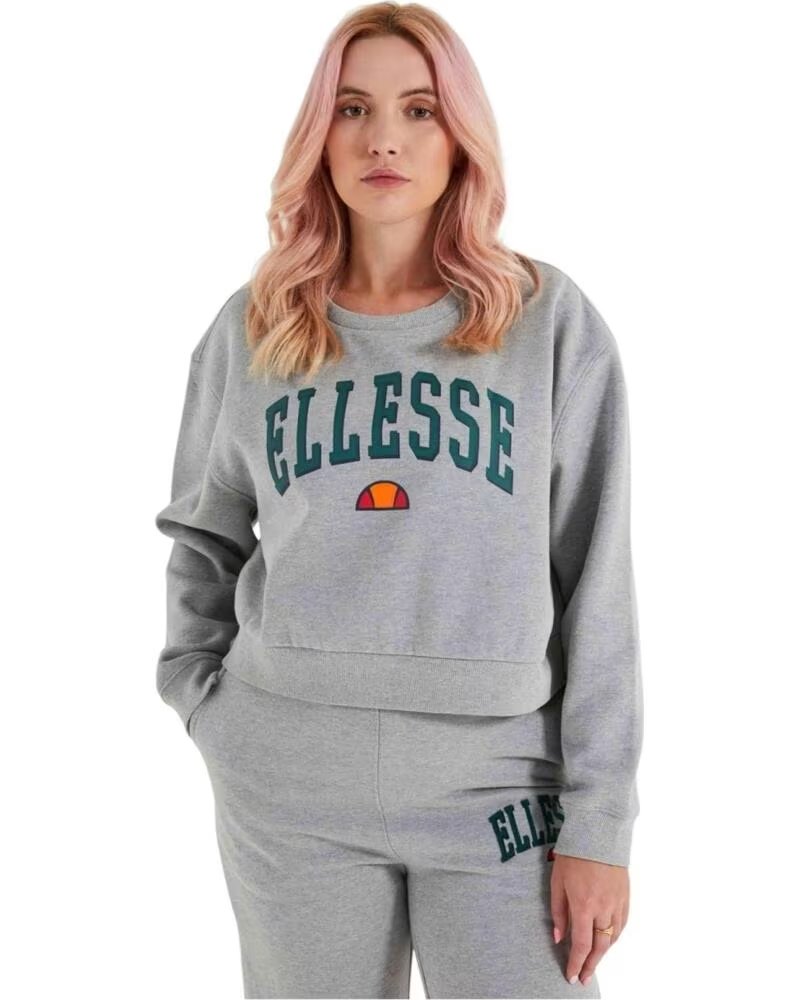 ELLESSE NESTER CROP SWEATSHIRT GREY MARL GRIS JASPEADO