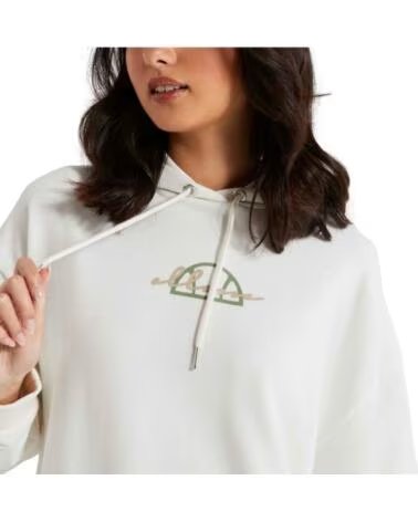 ELLESSE SWEATSHIRT COM CAPUZ OLINTA UNISEXO BRANCO SUJO BLANCO ROTO