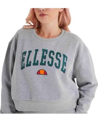 ELLESSE NESTER CROP SWEATSHIRT GREY MARL GRIS JASPEADO