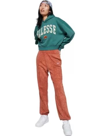 ELLESSE FELPA CON CAPPUCCIO CORTA RAMO GRIS JASPEADO
